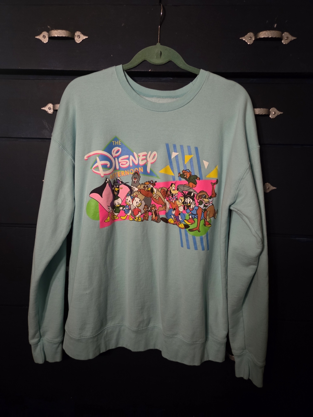 Disney The Disney Afternoon Retro Crewneck Sweatshirt Sz Large